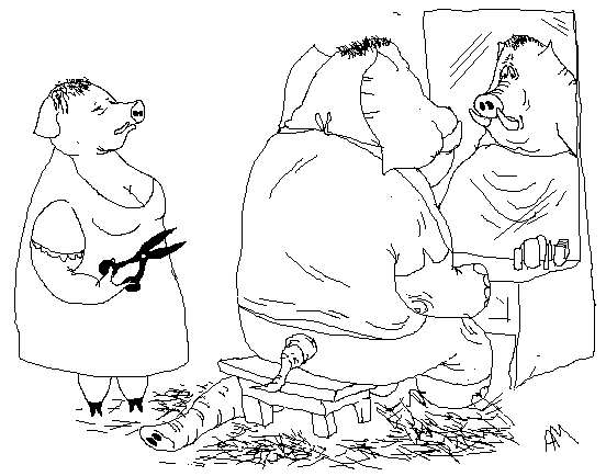 Карикатура, Александр Москович