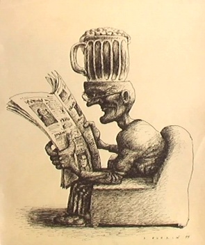 Карикатура, Владимир Буркин