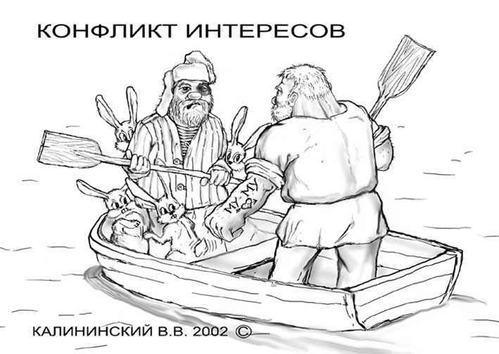 Карикатура, Валентин Калининский